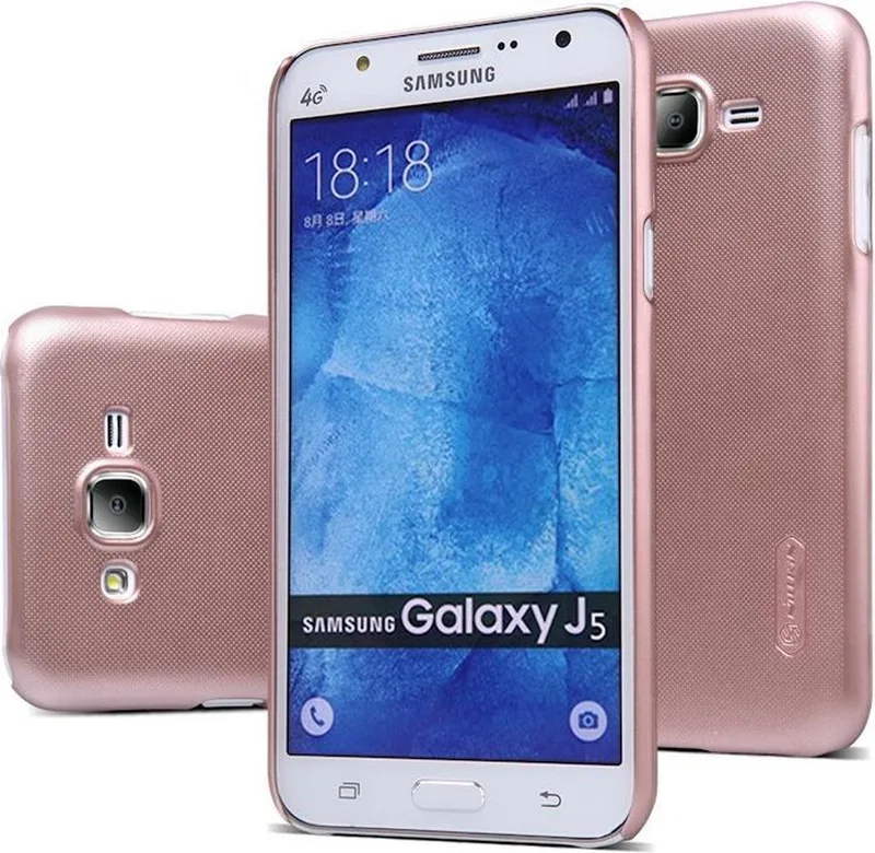 Backcover Samsung Galaxy J5 - Super Frosted Shield - Roségoud by Nillkin in Rosékleurig – product photo
