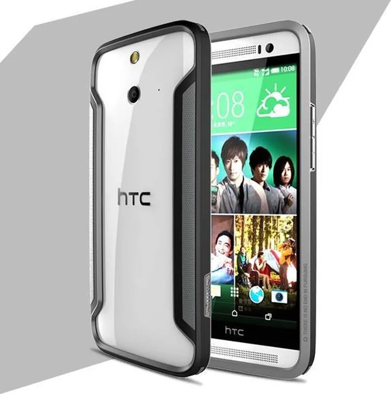 Bumper Case HTC One (E8) (Armor Series black) van Nillkin in Zwart, Blauw, Oranje, Rood – productfoto