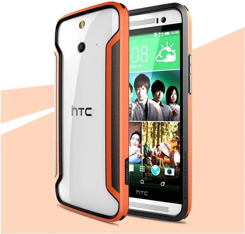 Bumper Case HTC One (E8) (Armor Series orange) van Nillkin in Oranje – productfoto