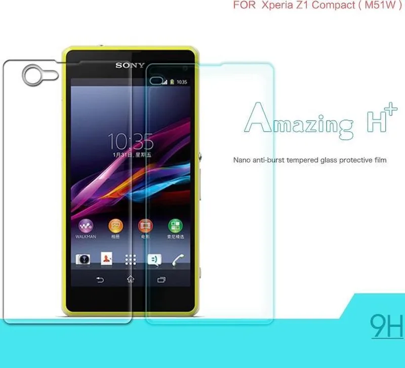 Display Folio 9H+ Tempered Glass Sony Xperia Z1 Compact från Nillkin – produktbild