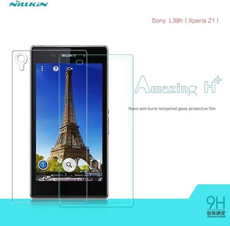 Display Folio 9H+ Tempered Glass voor Sony Xperia Z1 från Nillkin – produktbild
