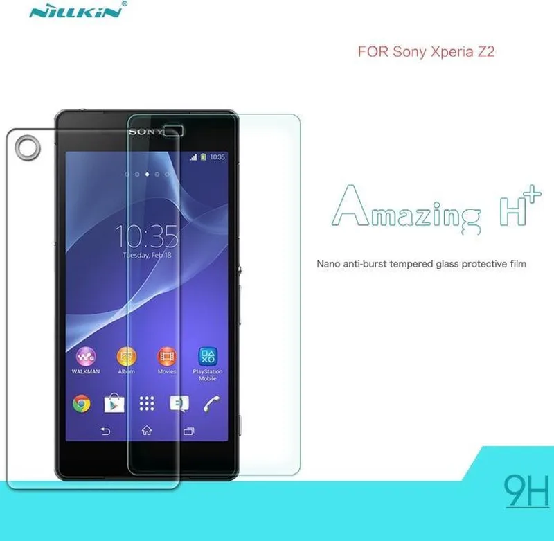 Display Folio 9H+ Tempered Glass voor Sony Xperia Z2 från Nillkin – produktbild