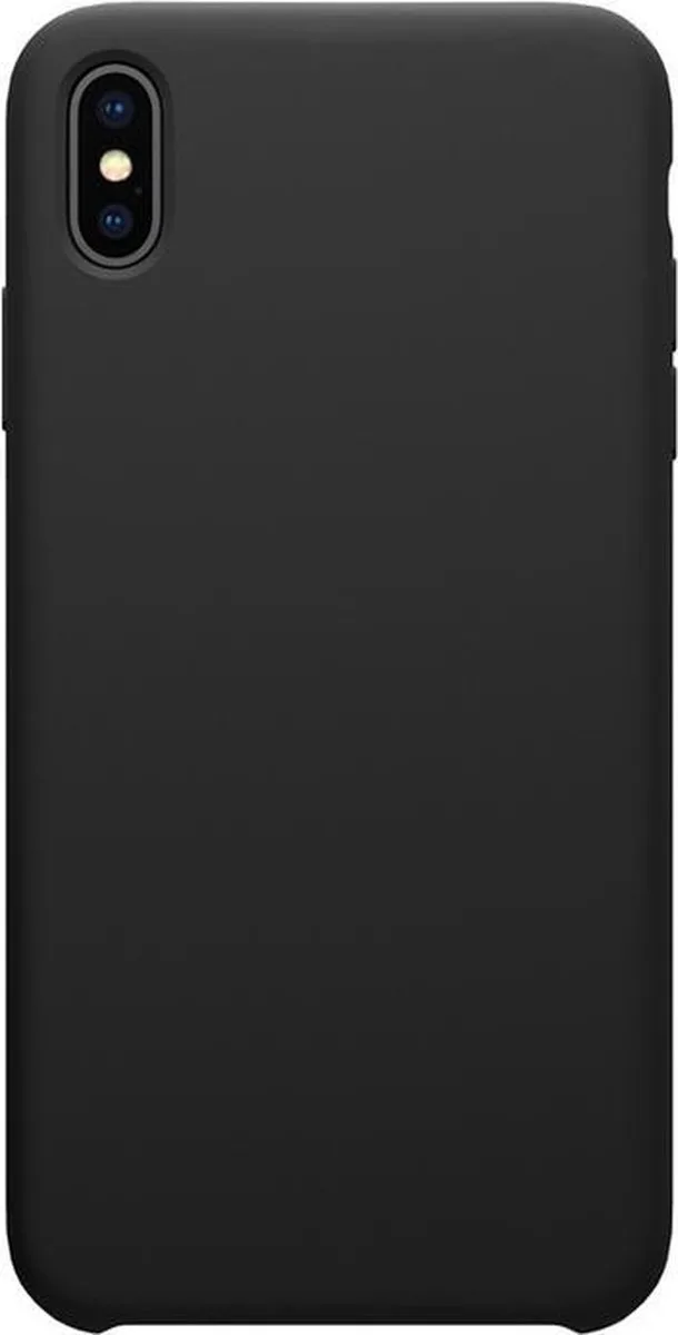 Flex Silicone Back Case - Geschikt voor Apple iPhone X/XS (5.8") de Nillkin en Noir – photo produit
