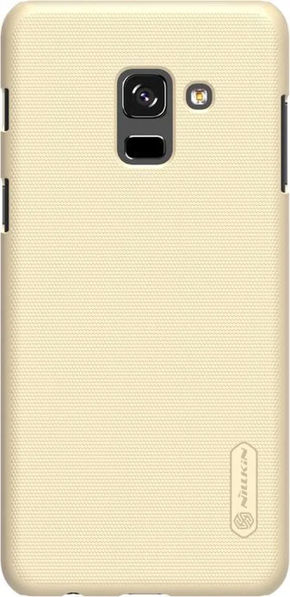 Frosted Shield Back Case + Screenprotector - Geschikt voor Samsung Galaxy A8+ (2018) by Nillkin in Gold – product photo