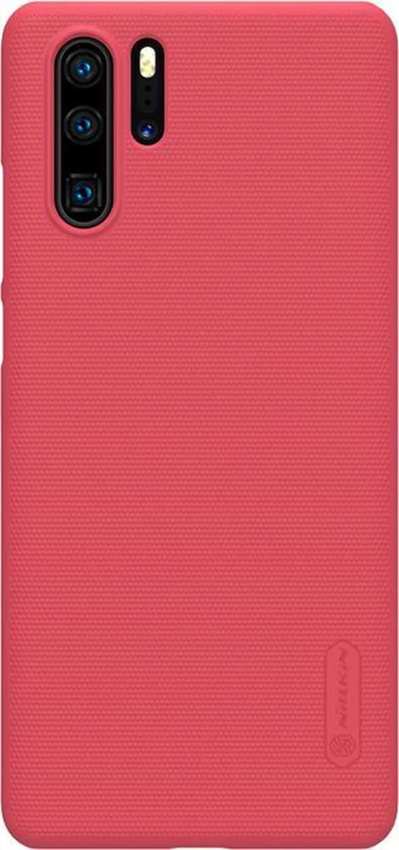 Frosted Shield Hard Case voor Huawei P30 Pro van Nillkin in Rood – productfoto