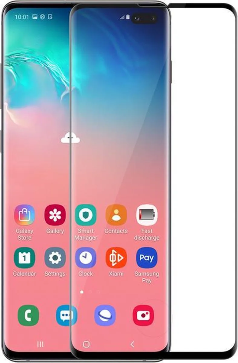 Full Face Tempered Glass 3D CP+MAX - Samsung Galaxy S10+ fra Nillkin – produktbillede