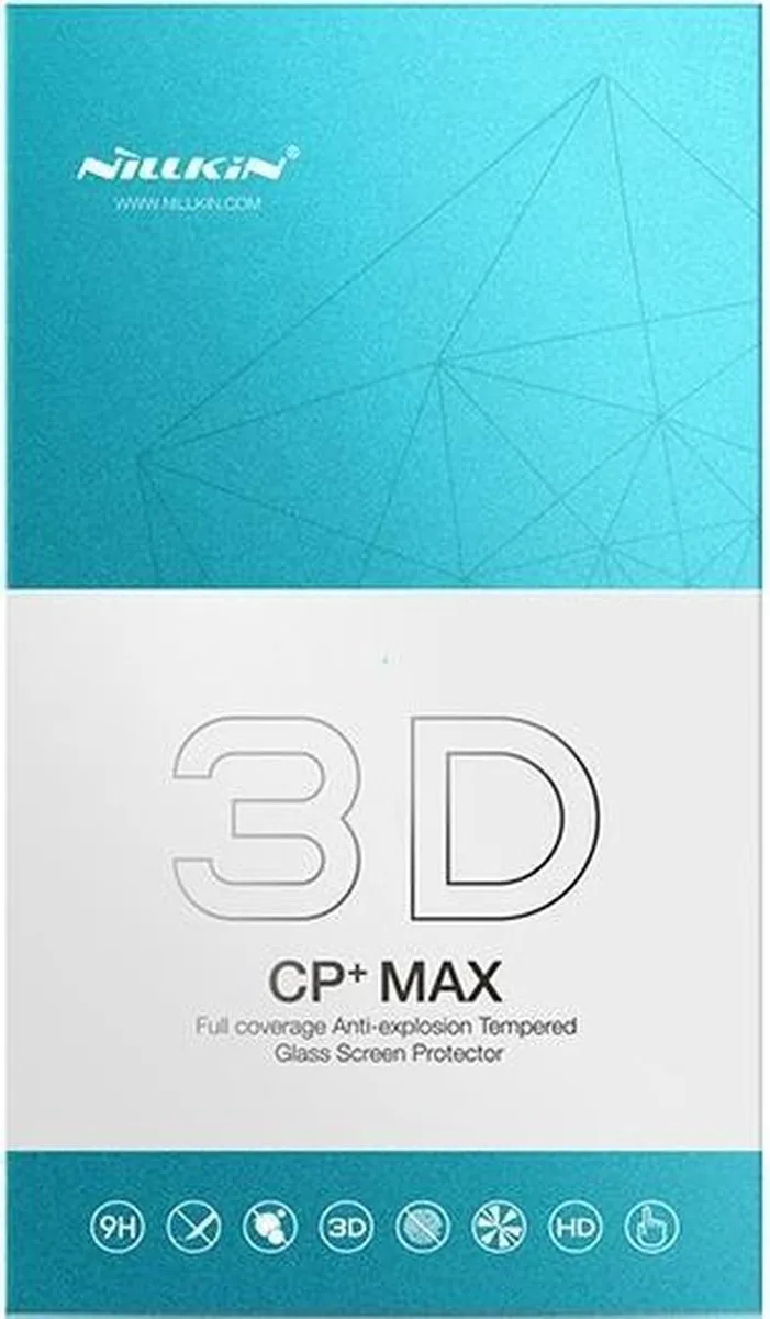Full Face Tempered Glass 3D CP+MAX voor Samsung Galaxy S9 Plus (SM-G965) fra Nillkin – produktbillede