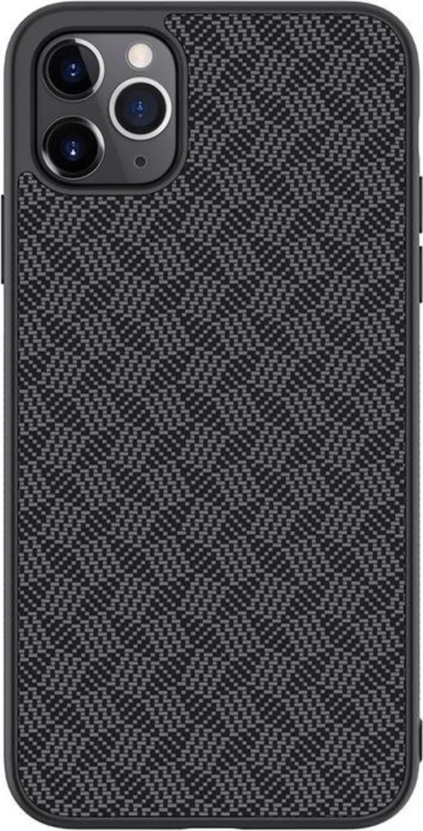 Hard Case Synthetic Fiber - Apple iPhone 11 Pro Max - Plaid från Nillkin i Svart – produktbild