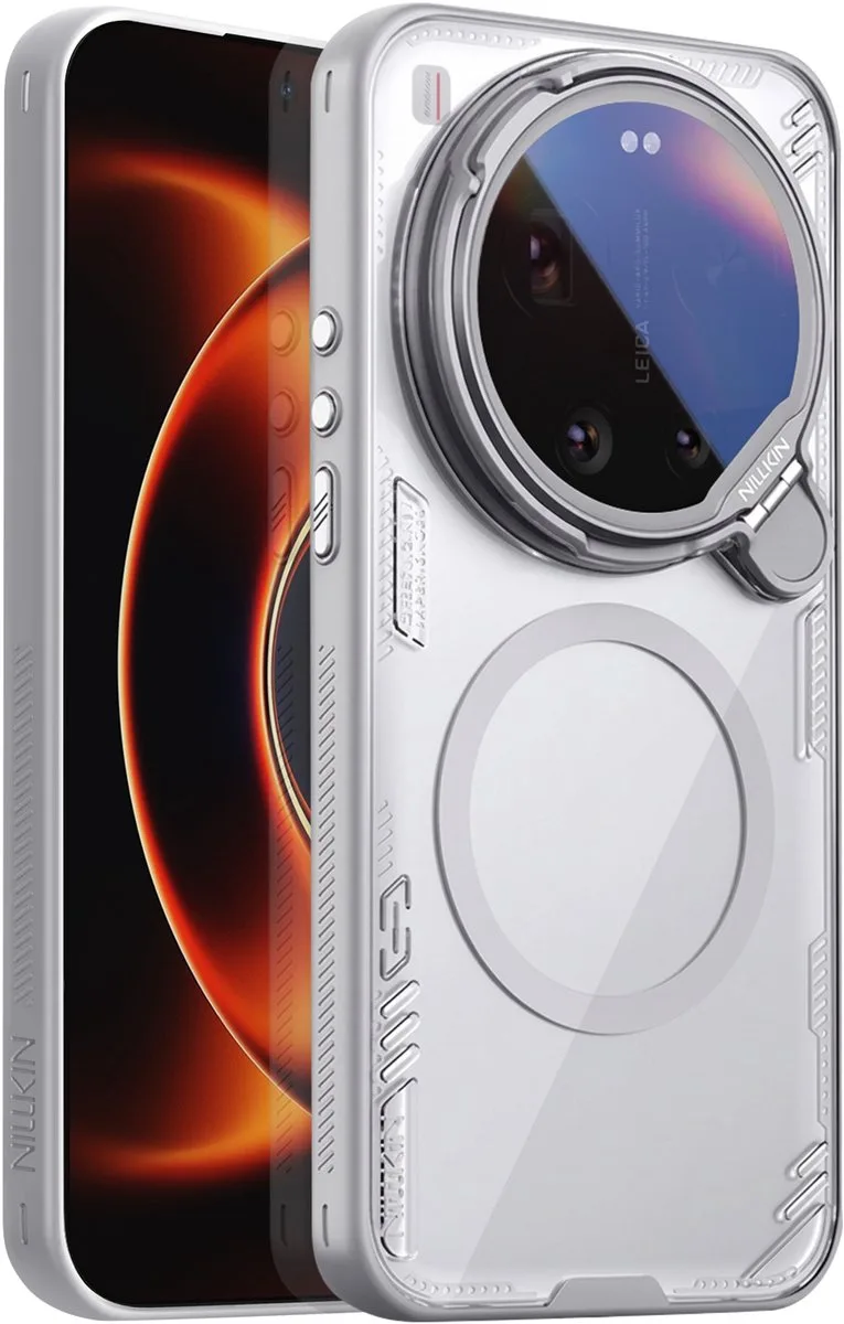 Hoesje geschikt voor Xiaomi 17 Ultra - Iceblade Prop & Camera Klep de Nillkin en Gris – photo produit