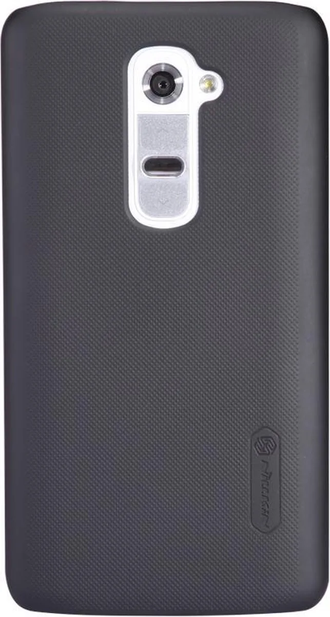 LG Optimus G2 - Frosted Shield Hard Back Case Hoesje von Nillkin in Schwarz – Produktfoto