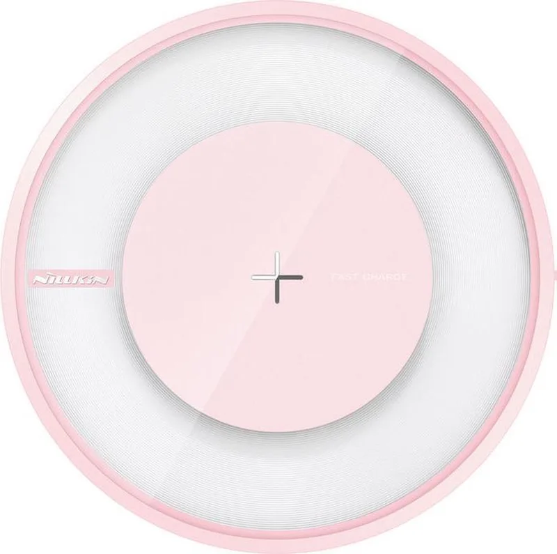 Magic Disk 4 - Inductieve Fast Charger von Nillkin in Rosa – Produktfoto