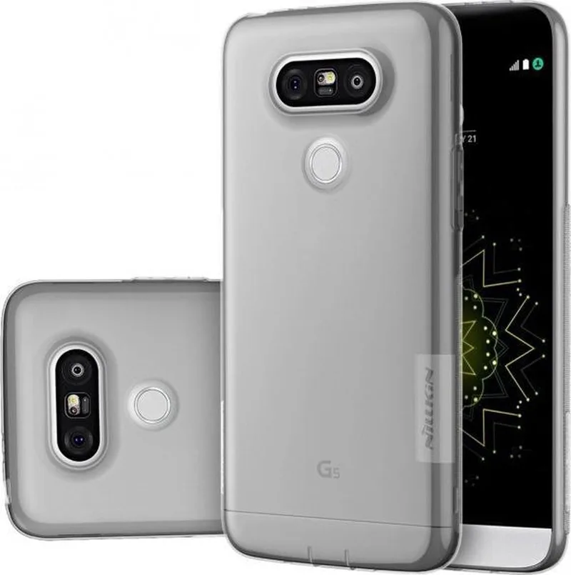 Nature TPU Case voor de LG G5 - Grey von Nillkin in Hellgrau – Produktfoto
