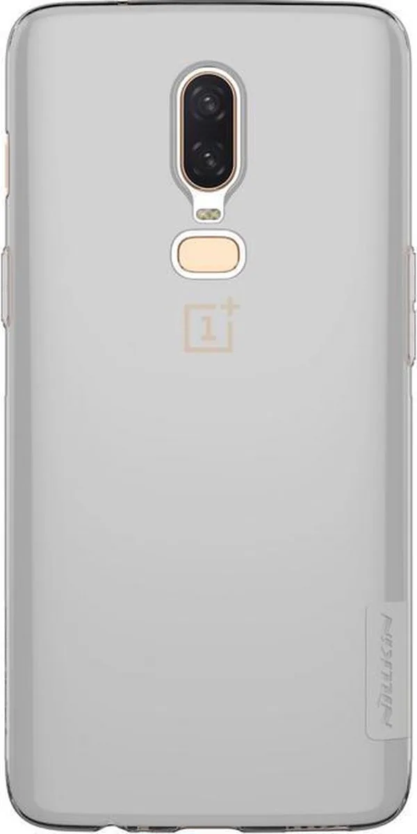 Nature TPU Case voor OnePlus 6 de Nillkin en Gris – photo produit