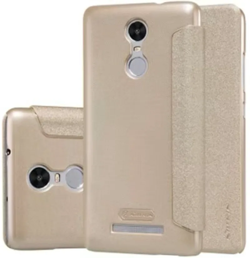 New Sparkle Book Caser voor Xiaomi Redmi Note 3 - Goud by Nillkin in Gold – product photo