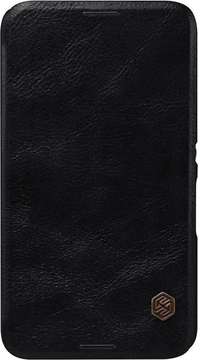 Qin Series PU Leather Case Sony Xperia E4 - Black van Nillkin in Zwart – productfoto