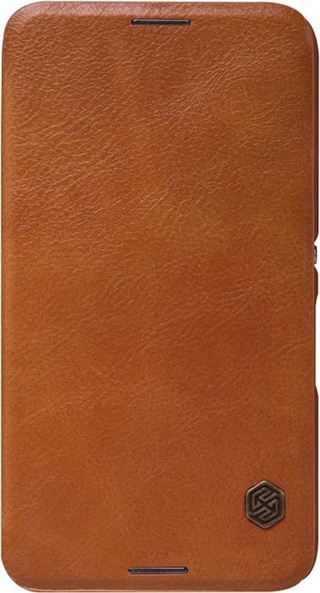 Qin Series PU Leather Case Sony Xperia E4 - Brown de Nillkin en Marron – photo produit