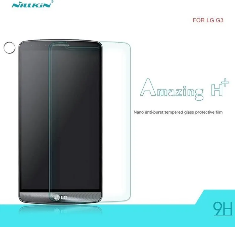 Screen Protector Tempered Glass 9H+ Nano voor LG G3 från Nillkin – produktbild
