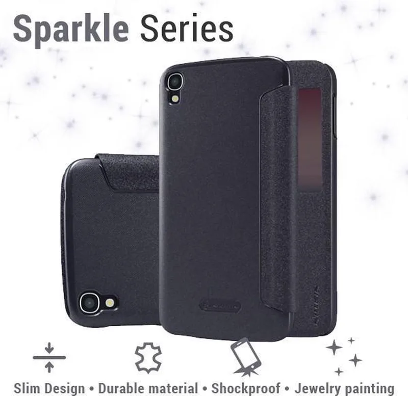 Sparkle Series Case Alcatel One Touch Idol 3 (5.5) från Nillkin i Svart – produktbild