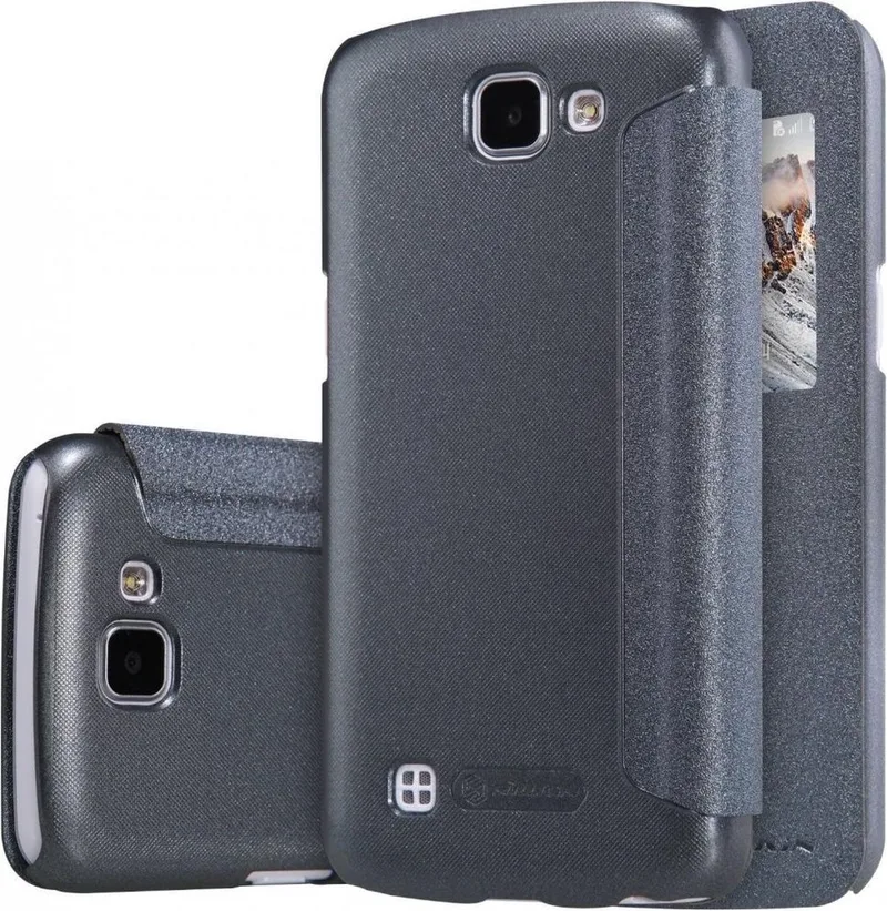 Sparkle slim booktype hoes LG K4 van Nillkin in Zwart – productfoto