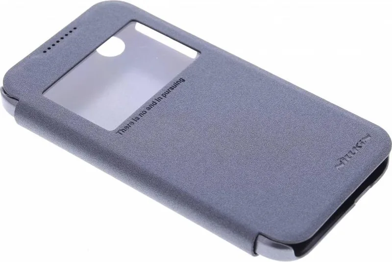 Sparkle slim booktype HTC Desire 320 by Nillkin in Grey – product photo
