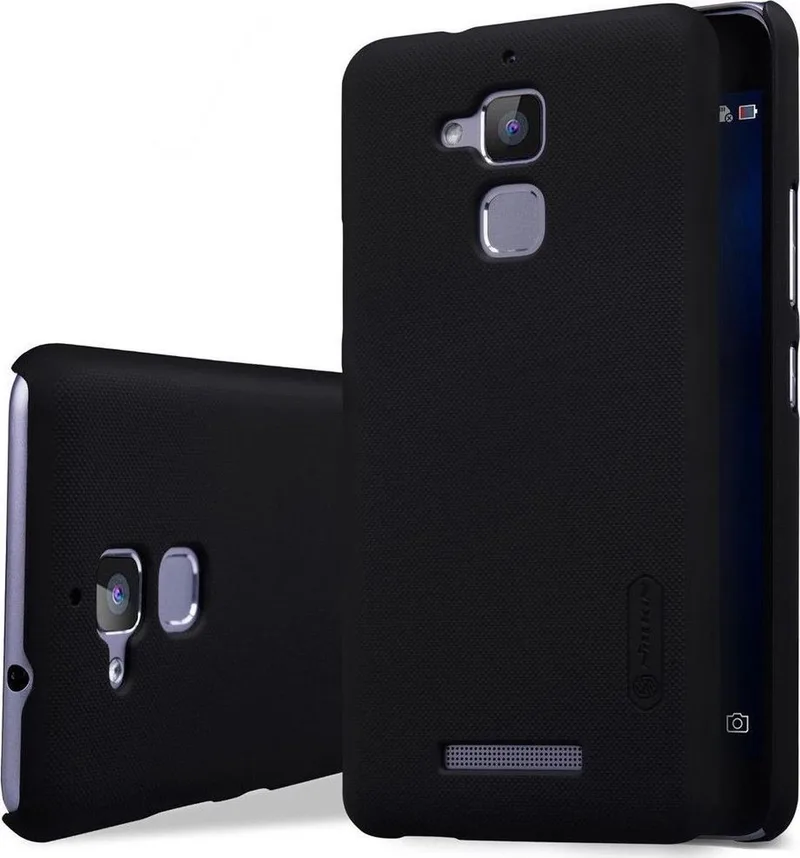 Super Frosted Shield Backcover voor Asus Zenfone 3 Max 5.2 inch ZC520TL Black von Nillkin in Schwarz – Produktfoto