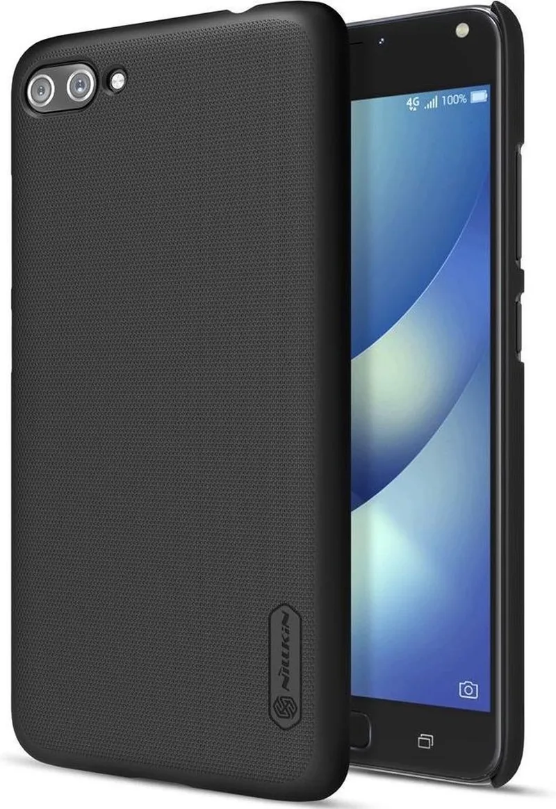 Super Frosted Shield Backcover voor de Asus Zenfone 4 Max ZC554KL - Black by Nillkin in Black – product photo