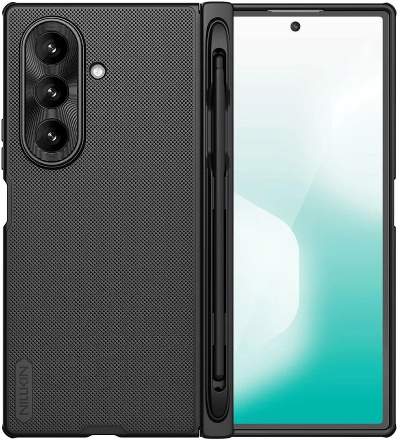 Super Frosted Shield Case Voor Samsung Galaxy Z Fold 7 Magsafe de Nillkin en Noir – photo produit
