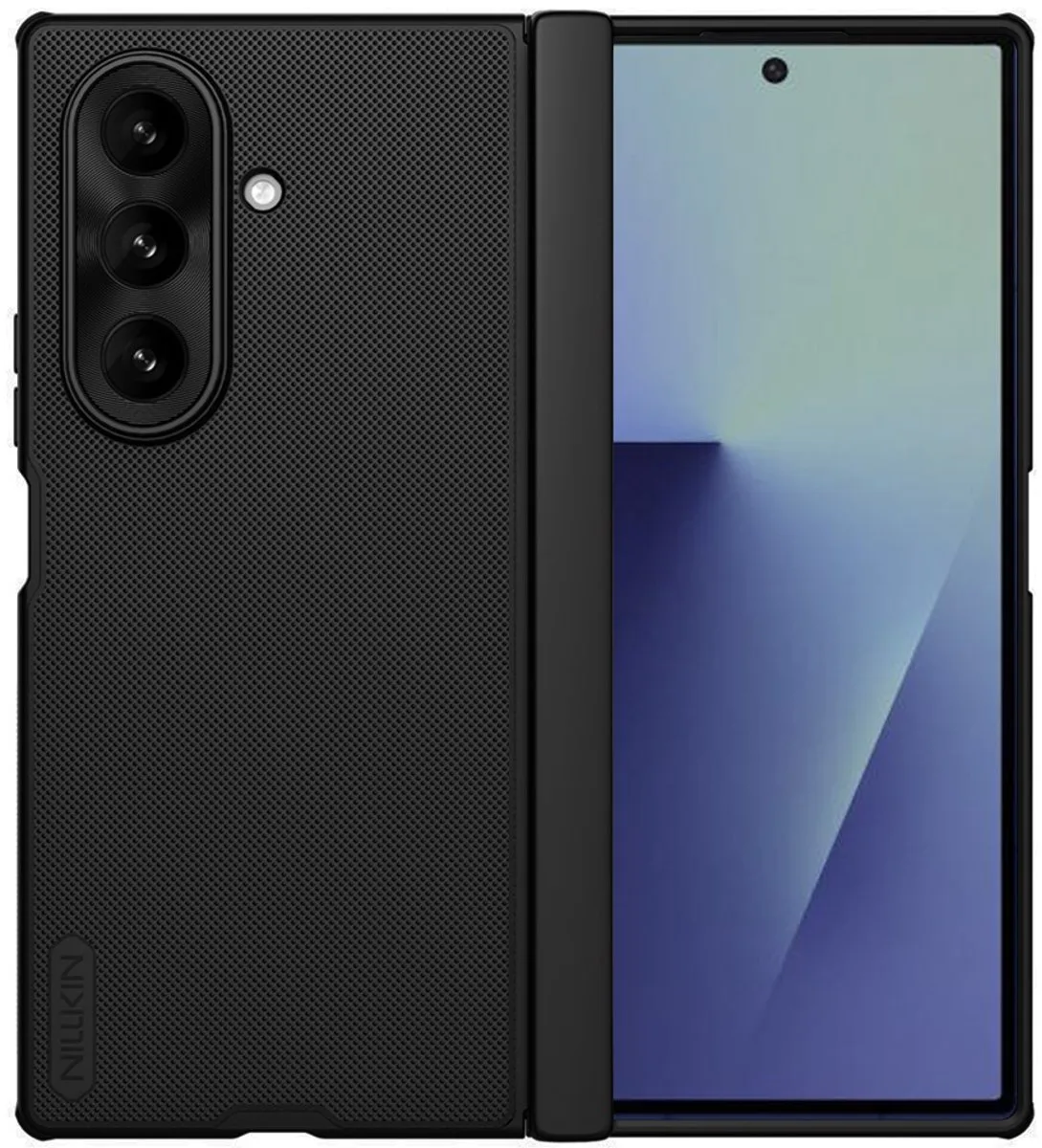 Super Frosted Shield Fold Magnetische Hoes Voor Samsung Galaxy Z Fold 7 van Nillkin in Zwart – productfoto