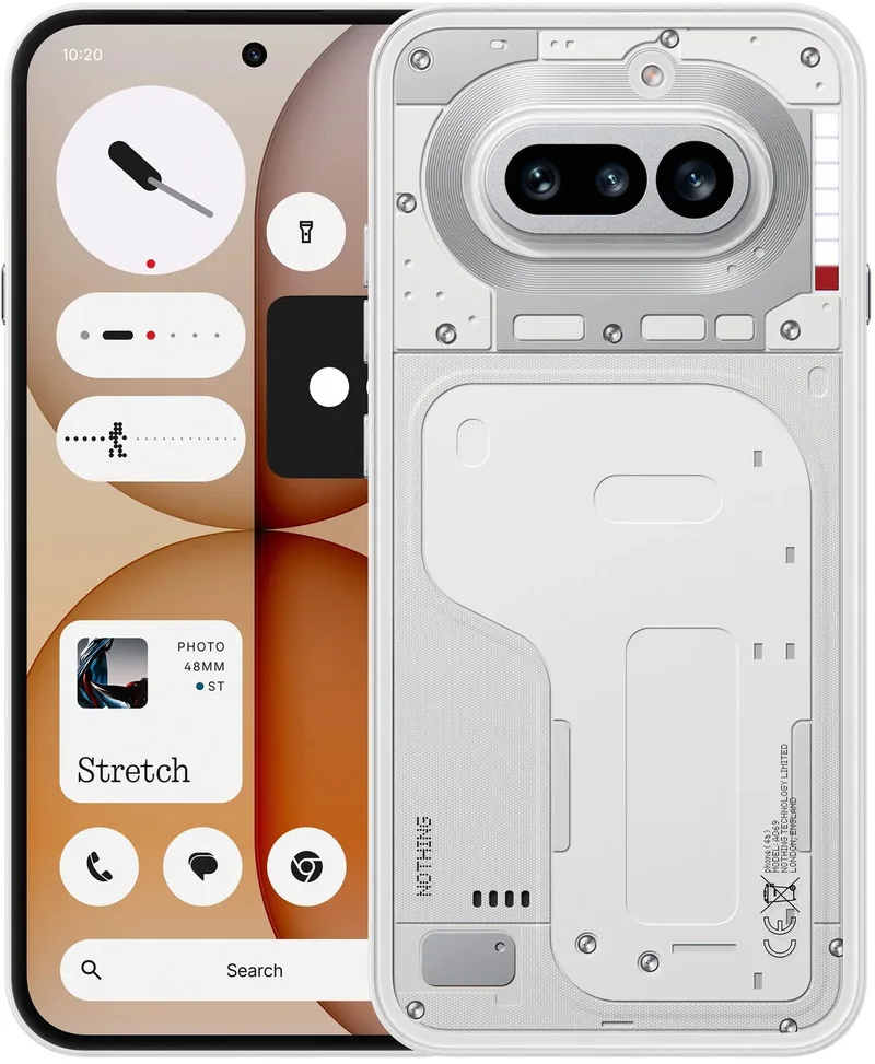 Phone 4a - 8GB/128GB fra Nothing i Hvid – produktbillede