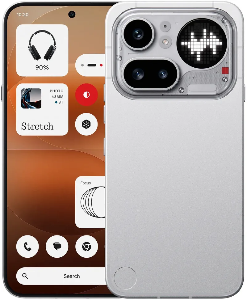Phone 4a Pro - 8GB/128GB från Nothing i Silver – produktbild