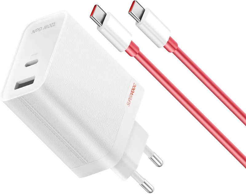 OnePlus 5461100631 oplader voor mobiele apparatuur Universeel AC Snel opladen Binnen by OnePlus in White – product photo