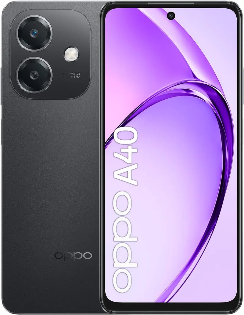 A40 - 4GB+128GB - Sparkle by OPPO in Black – product photo