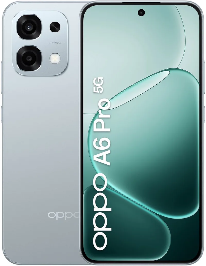 A6 Pro 5G CPH2781 8GB+256GB Lunar by OPPO in Titanium – product photo