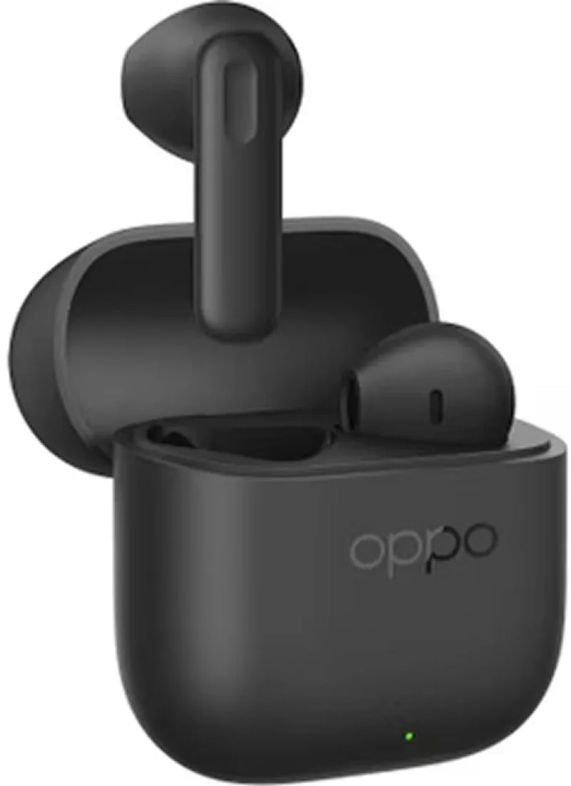 Enco Buds3 - Draadloze Oordopjes - Bluetooth 5.4 - 48 uur batterij - AI ruisonderdrukking van OPPO in Zwart – productfoto