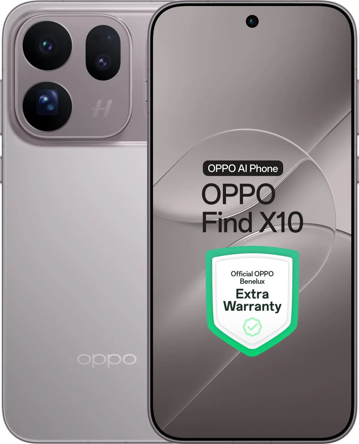 Find X10 12+256GB Mist Grey - Extra Garantie de OPPO en Gris – photo produit