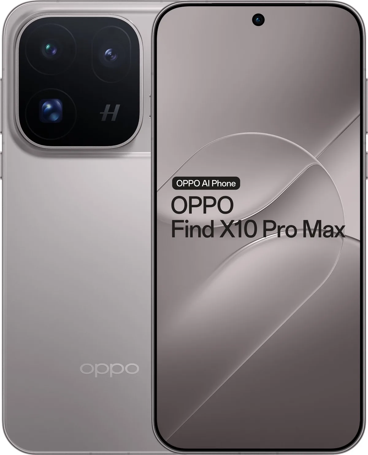 Find X10 Pro Max 12+512GB Titanium Grey - Extra Garantie fra OPPO i Grå – produktbillede