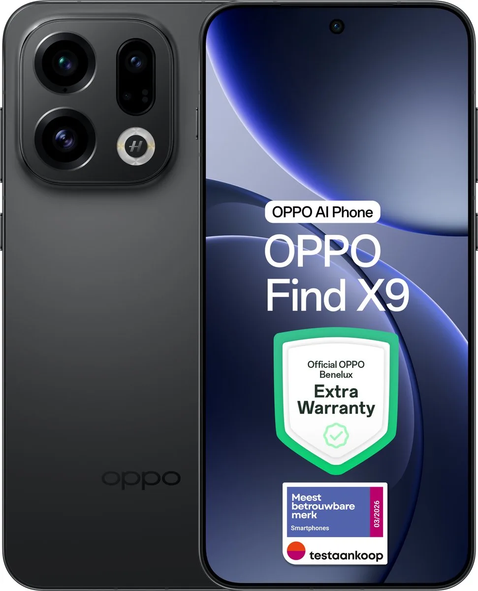 Find X9 5G 12+ 512GB - Extra Garantie de OPPO en Space Black – photo produit