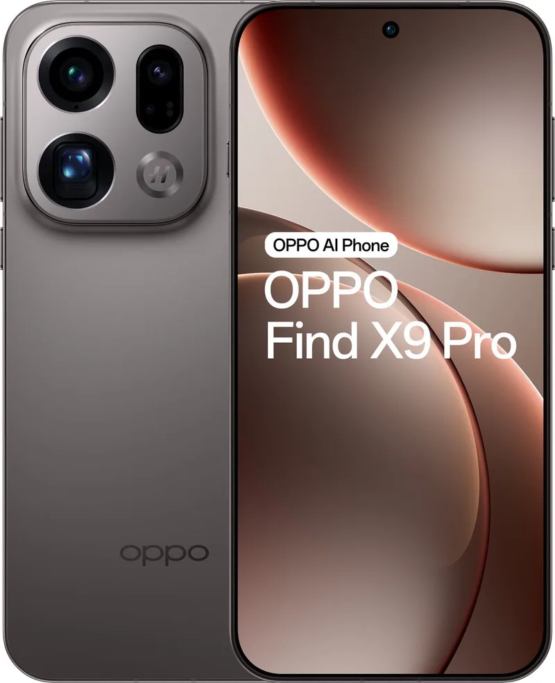 Find X9 Pro - 16GB+512GB - Houtskool Titanium van OPPO in Houtskool, Titanium – productfoto
