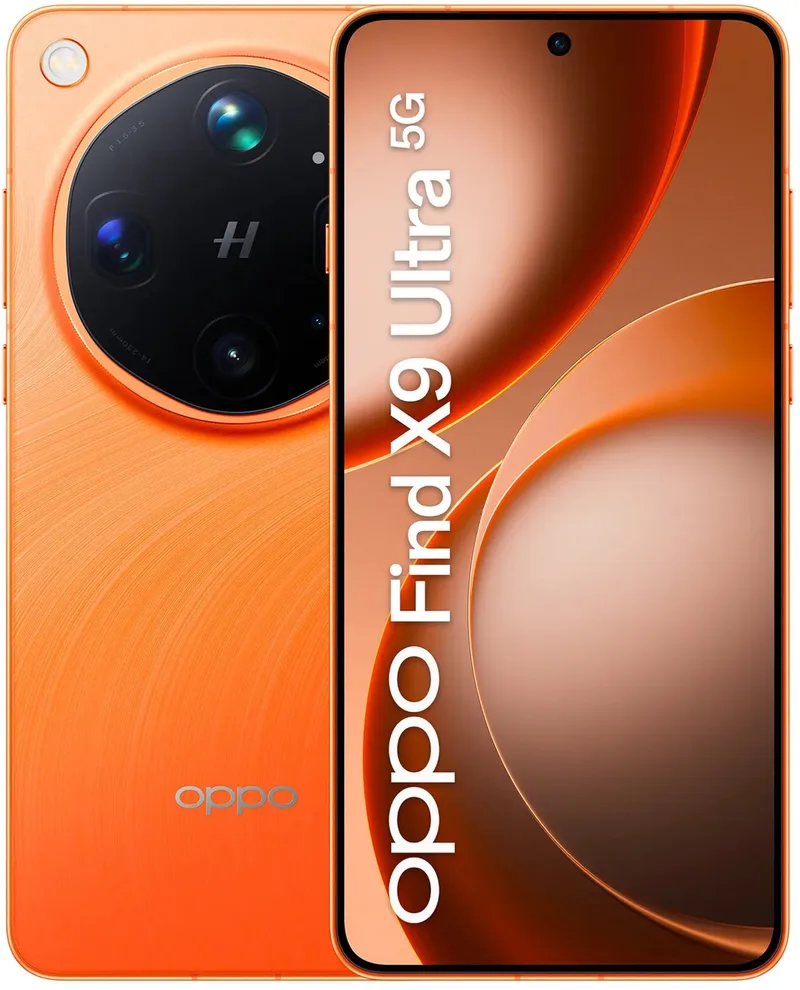 Find X9 Ultra 5G 17,3 cm (6.82) Dual SIM Android 16.0 USB Type-C 12 GB 512 GB 7050 mAh van OPPO in Oranje – productfoto