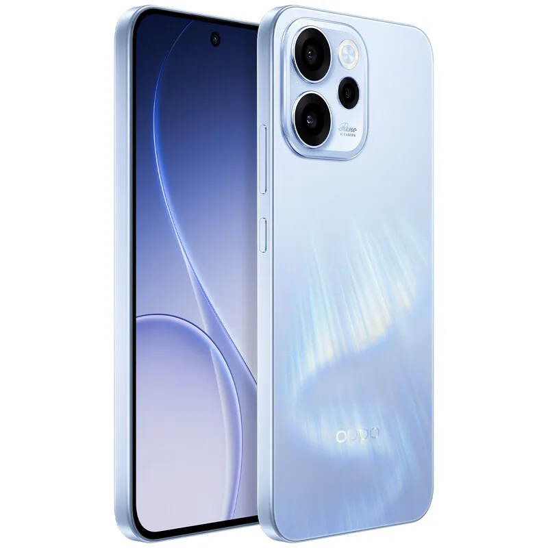 Reno15 FS 5G Smartphone CPH2801 Europa 512 GB 8 GB Aurora Blau OEU van OPPO – productfoto