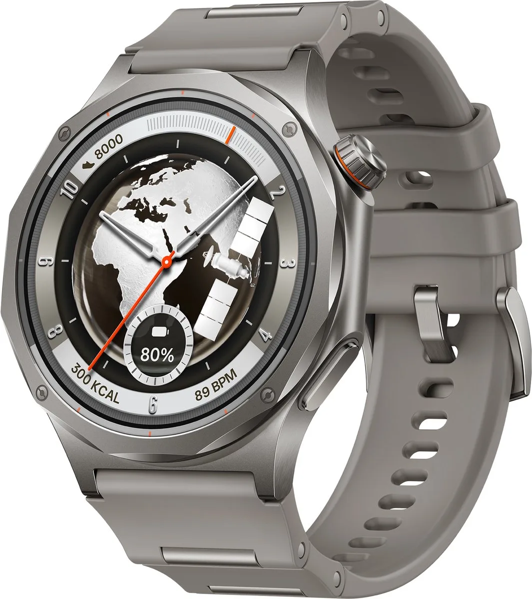 Watch X3 - Smartwatch AMOLED 47 mm 466 x 466 Pixels von OPPO in Titanium – Produktfoto