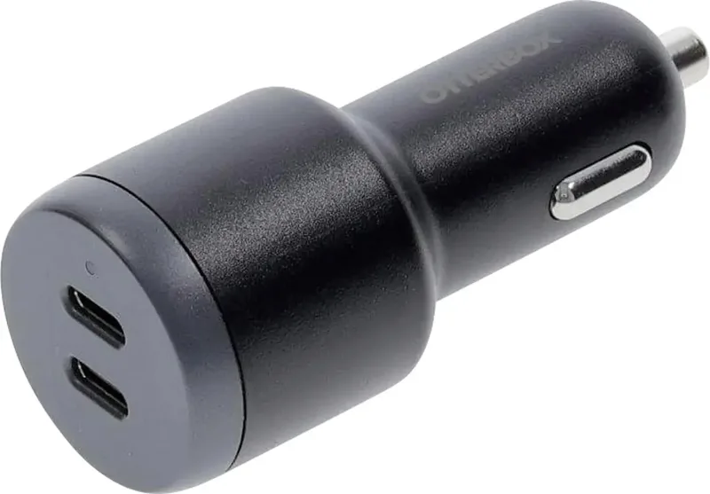 Autolaadstation 65 W USB-C PPS, USB PD 3.1 Auto Snellader, USB Power Delivery (USB-PD) by OtterBox in Black – product photo