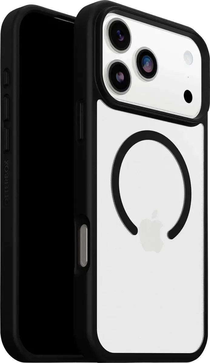 Case Apple iPhone 17 Pro Max Crystal, Black van OtterBox in Crystal, Zwart – productfoto