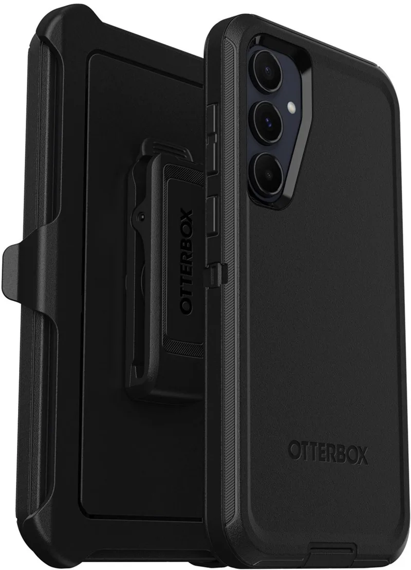 Defender Hoesje - Geschikt voor Samsung Galaxy A55 Back by OtterBox in Black – product photo