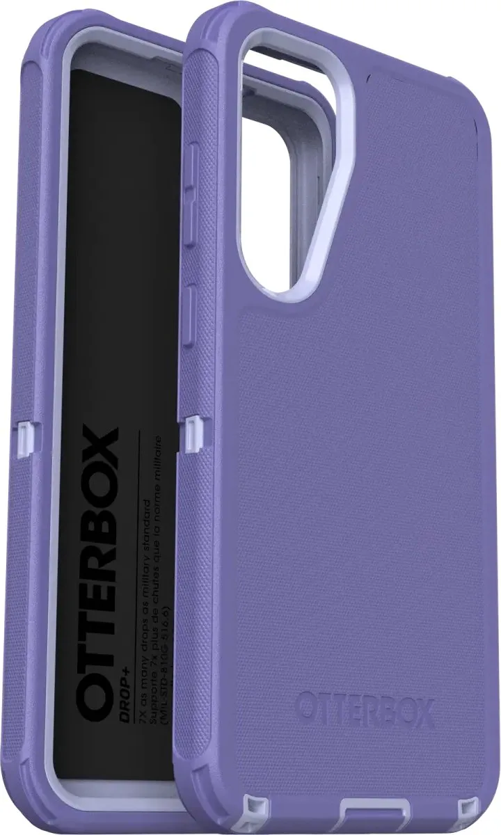 Defender Hoesje Geschikt voor Samsung Galaxy S25 Plus | Back Cover | Beschermhoes | DROP+ | Valbestendig de OtterBox en Violet – photo produit