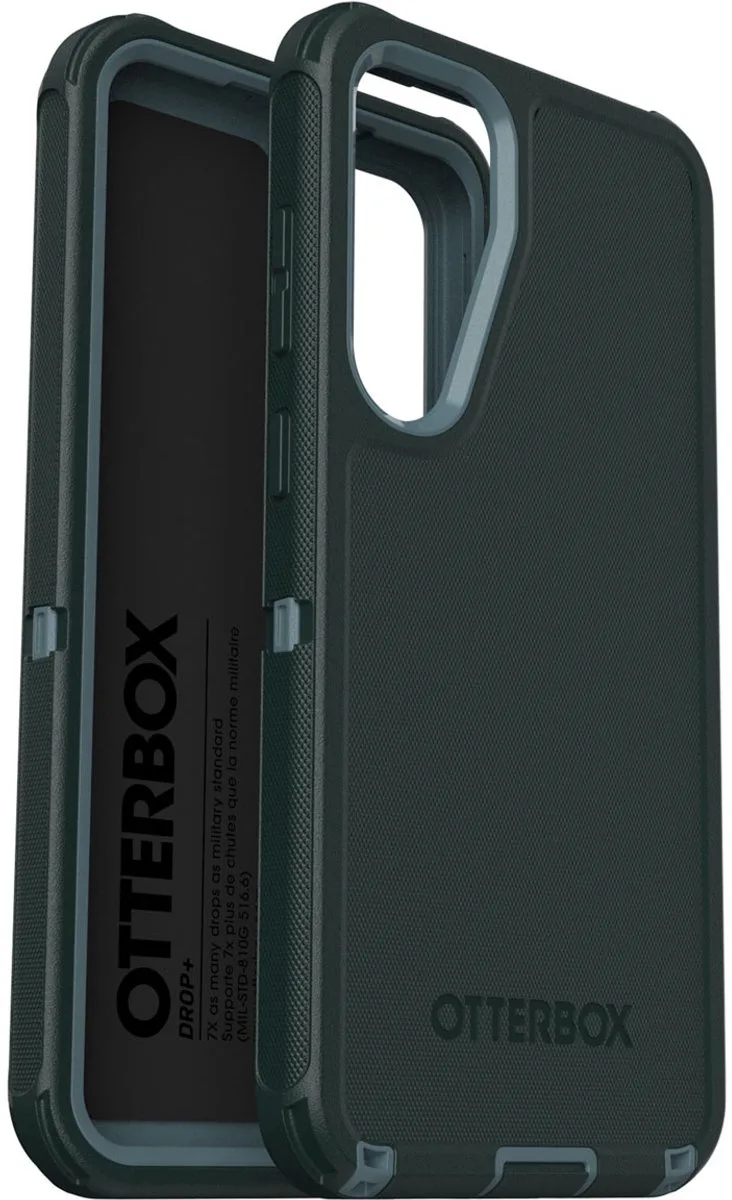 Defender Hoesje Geschikt voor Samsung Galaxy S25 Plus | Back Cover | Beschermhoes | DROP+ | Valbestendig van OtterBox in Groen – productfoto