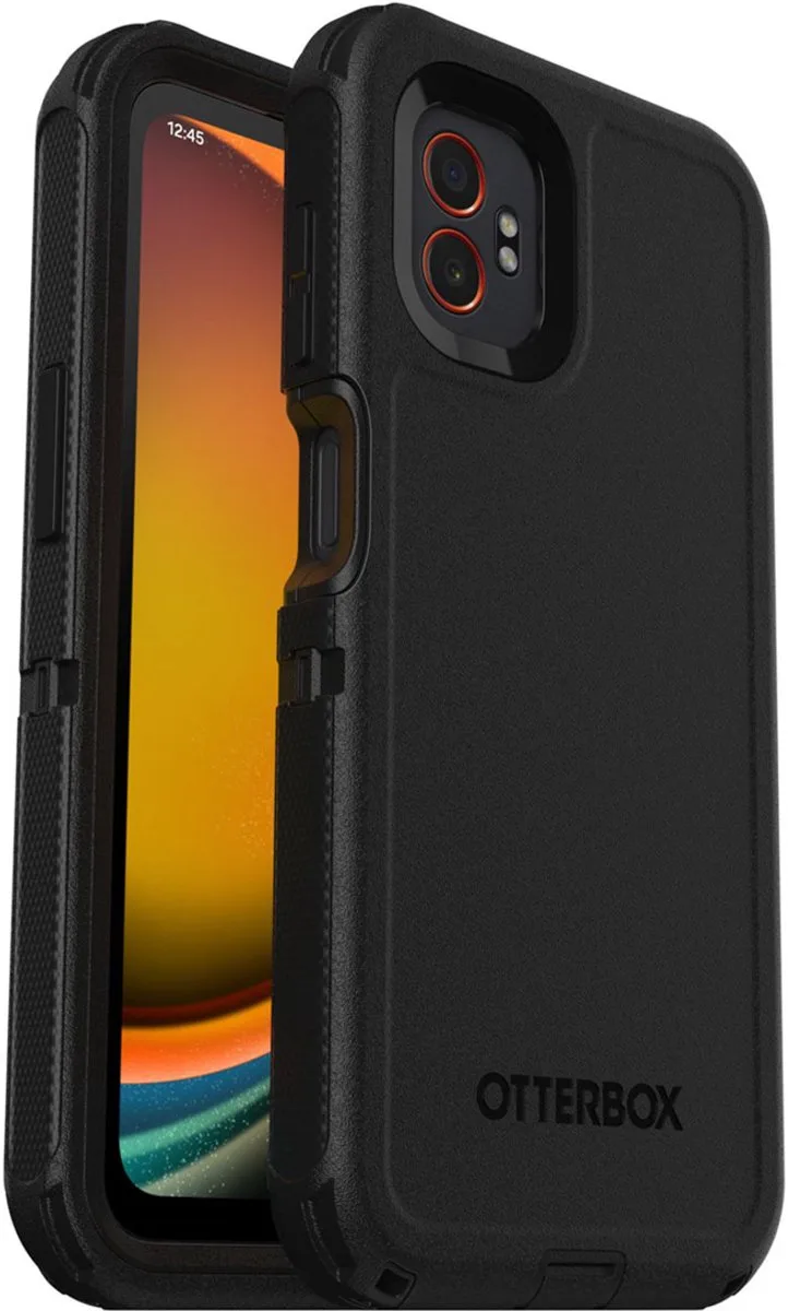 Defender Hoesje Geschikt voor Samsung Galaxy Xcover 7 Pro | Back Cover | Beschermhoes | DROP+ | Valbestendig by OtterBox in Black – product photo