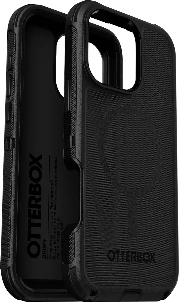 Defender MagSafe Case Apple iPhone 16 Pro Stootbestendig från OtterBox i Svart – produktbild