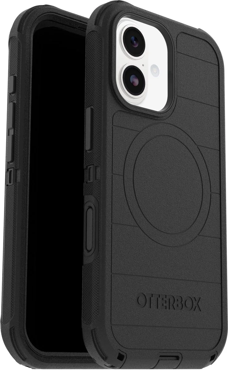 Defender Pro Geschikt voor iPhone 17 hoesje - magnetisch Camera Control Backcover von OtterBox in Schwarz – Produktfoto