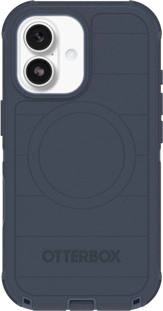 Defender Pro Geschikt voor iPhone 17 hoesje - magnetisch Camera Control Backcover von OtterBox in Blau – Produktfoto
